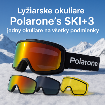 Lyžiarske okuliare Polarone’s SKI+3 – jedny okuliare na všetky podmienky
