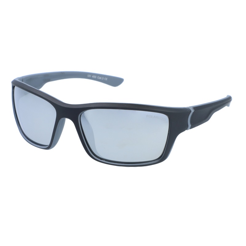 SPEED polarized - 154L black/silver športové polarizačné slnečné okuliare