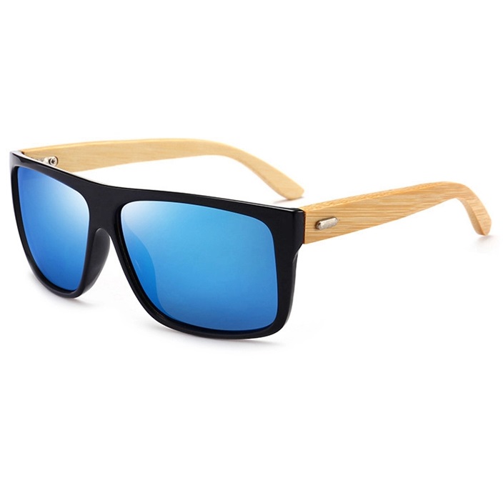 Polarone's A0401 blue bamboo polarizačné slnečné okuliare